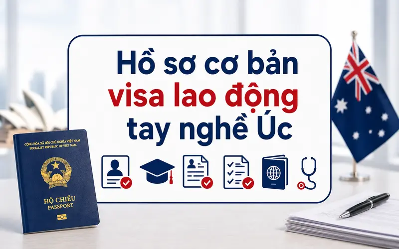 Giấy tờ cần chuẩn bị khi xin visa lao động tay nghề Úc