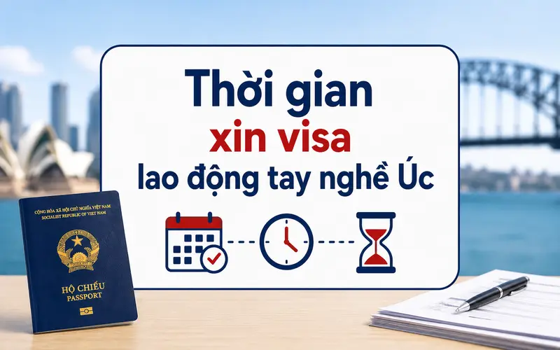 Cập nhật thời gian xử lý visa lao động tay nghề Úc