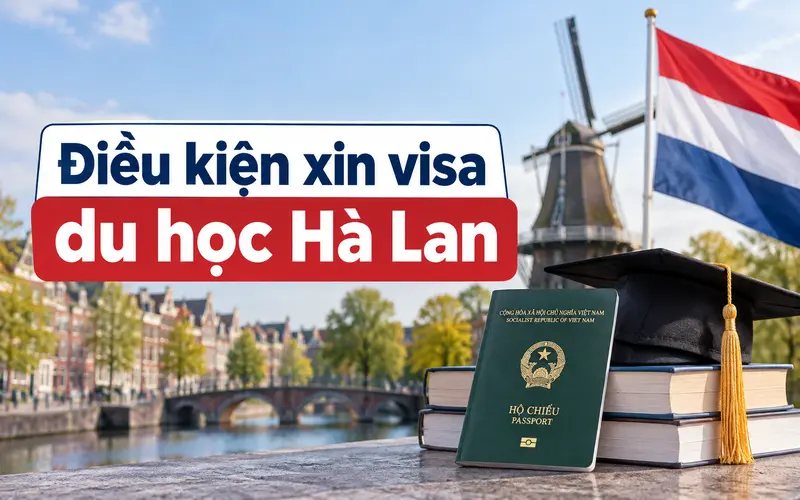 Tìm hiểu điều kiện xin visa du học Hà Lan