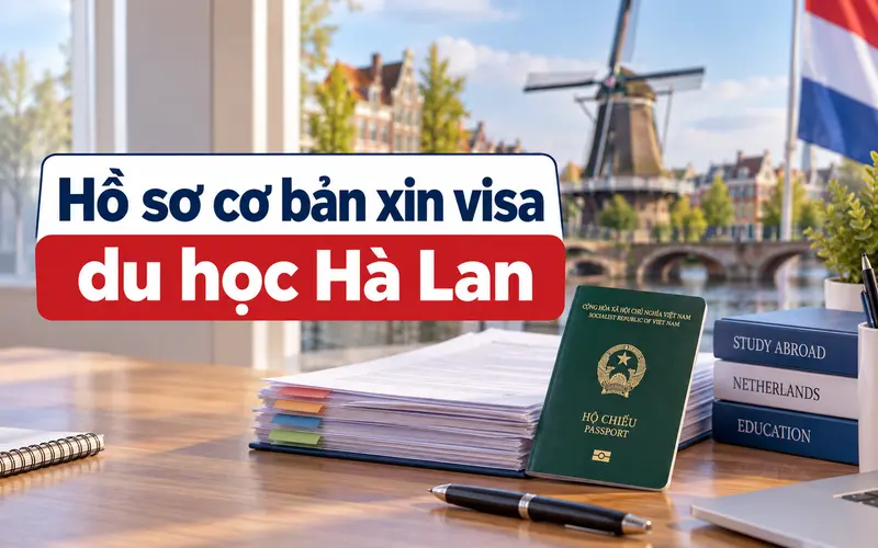 Hồ sơ cần chuẩn bị khi xin visa du học Hà Lan