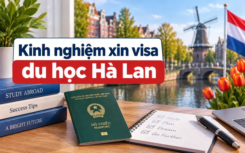 Kinh nghiệm xin visa du học Hà Lan tối ưu