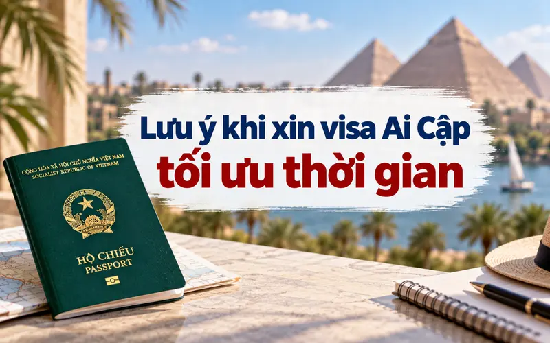 Lưu ý khi xin visa Ai Cập tiết kiệm thời gian