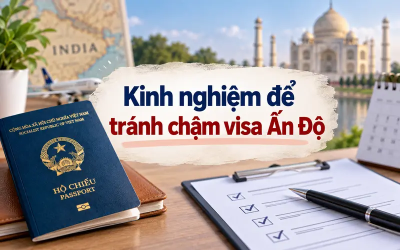 Kinh nghiệm xin visa Ấn Độ tối ưu thời gian