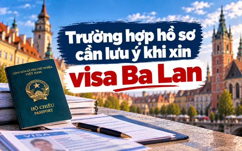 Trường hợp cần lưu ý khi xin visa Ba Lan