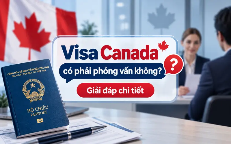 Tìm hiểu xin visa Canada có phải phỏng vấn không