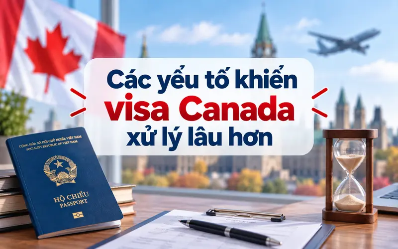 Những yếu tố tác động tới thời gian xét duyệt visa Canada