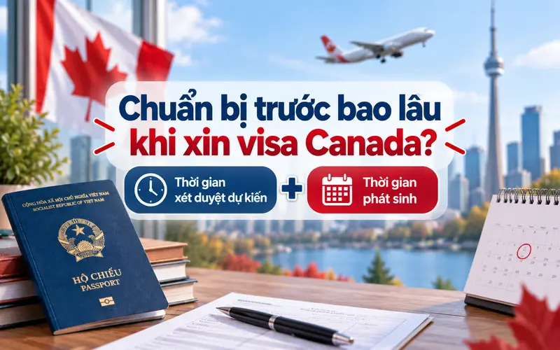 Gợi ý thời điểm nên chuẩn bị xin visa Canada