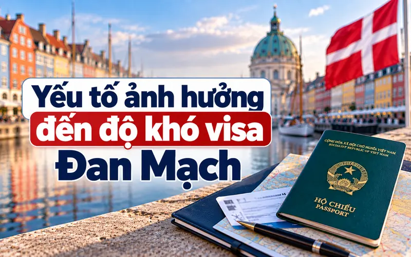 Các yếu tố ảnh hưởng đến độ khó visa Đan Mạch
