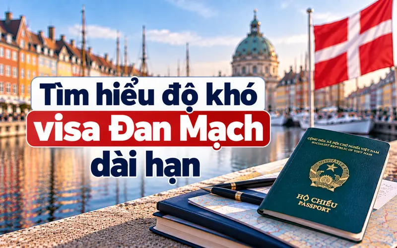 Tìm hiểu độ khó khi xin visa Đan Mạch dài hạn