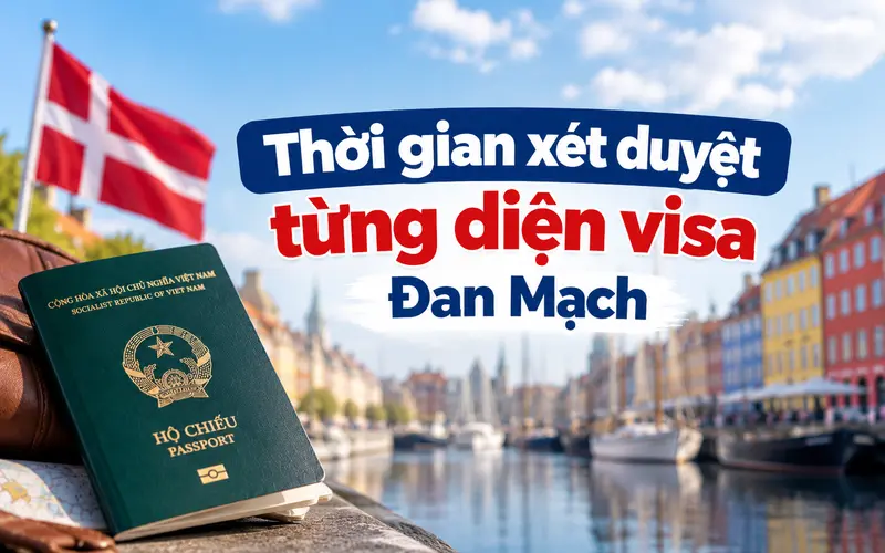 Thời gian xét visa Đan Mạch theo từng diện
