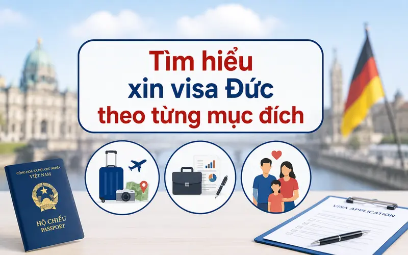 Tìm hiểu xin visa Đức theo từng diện