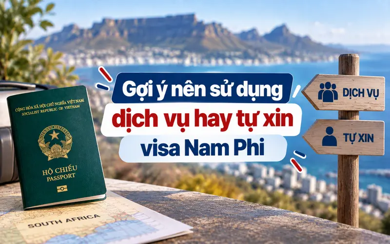 Gợi ý nên sử dụng dịch vụ visa Nam Phi hay tự xin visa