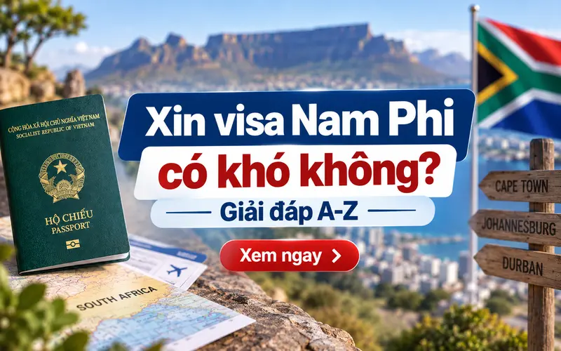 Xin visa Nam Phi có khó không?