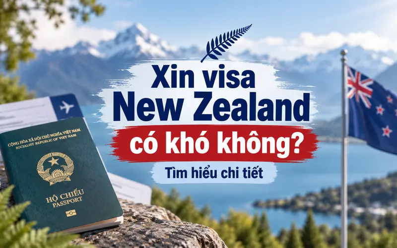 Tìm hiểu xin visa New Zealand có khó không