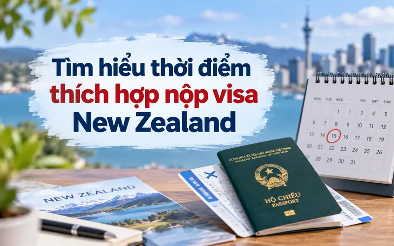 Cách tính thời gian nên nộp visa New Zealand