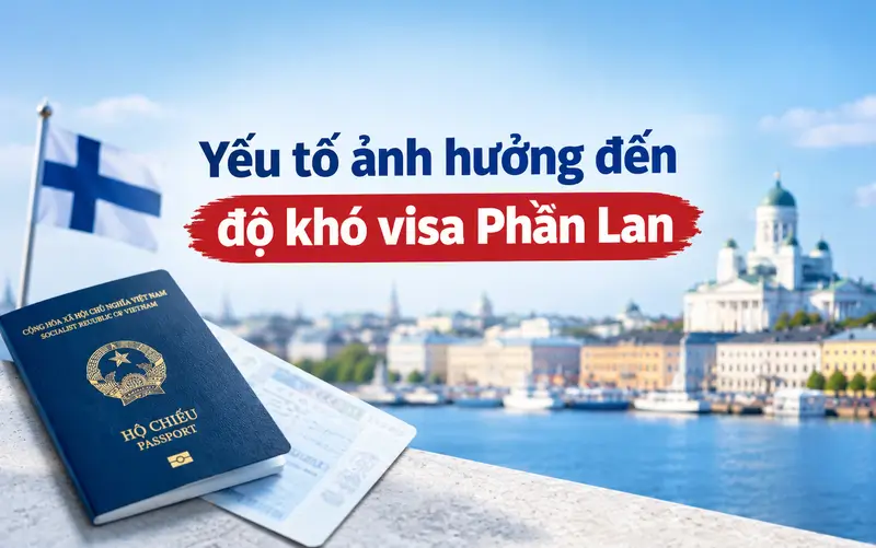 Yếu tố ảnh hưởng đến mức độ khó của visa Phần Lan