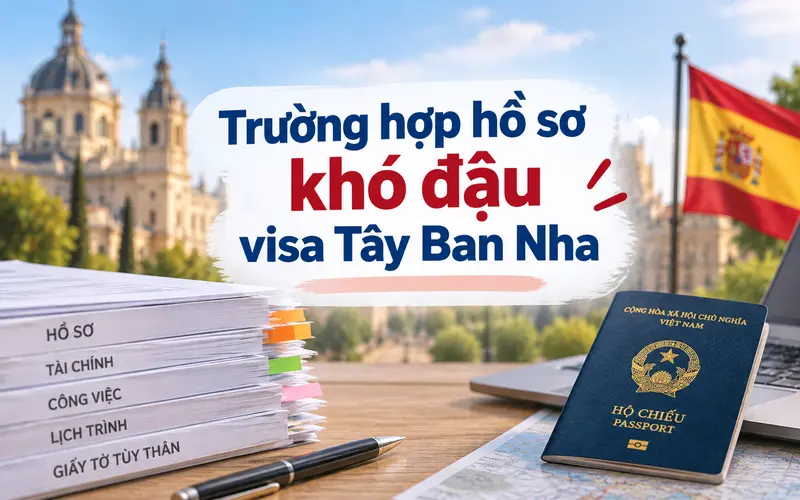 Những trường hợp hồ sơ khó được duyệt visa Tây Ban Nha