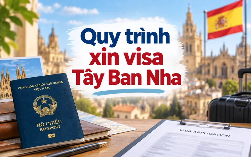 Hướng dẫn các bước xin visa Tây Ban Nha