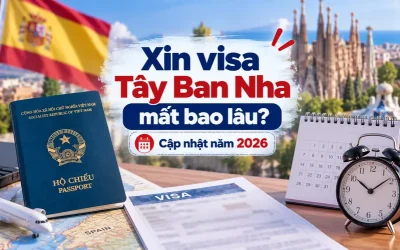 Xin visa Tây Ban Nha mất bao lâu?