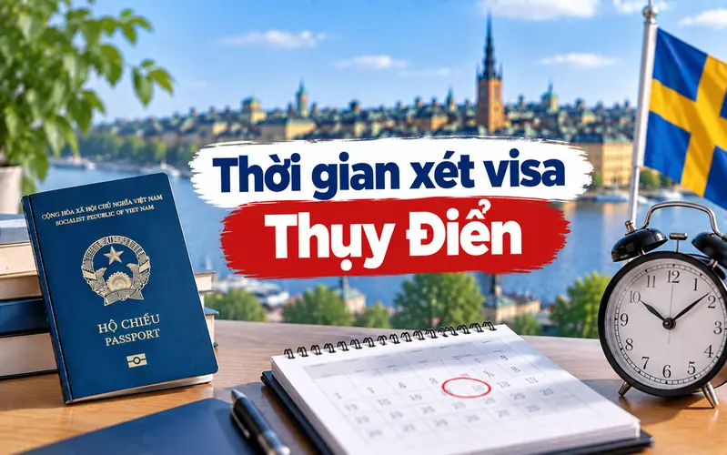 Cập nhật thời gian xét duyệt visa Thụy Điển