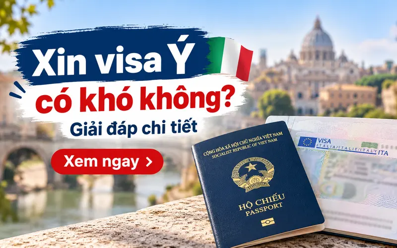 Xin visa Ý có khó không?