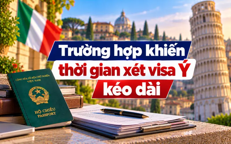 Các trường hợp khiến thời gian xét duyệt visa Ý kéo dài