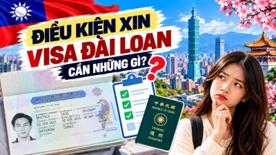 Điều kiện xin visa Đài Loan