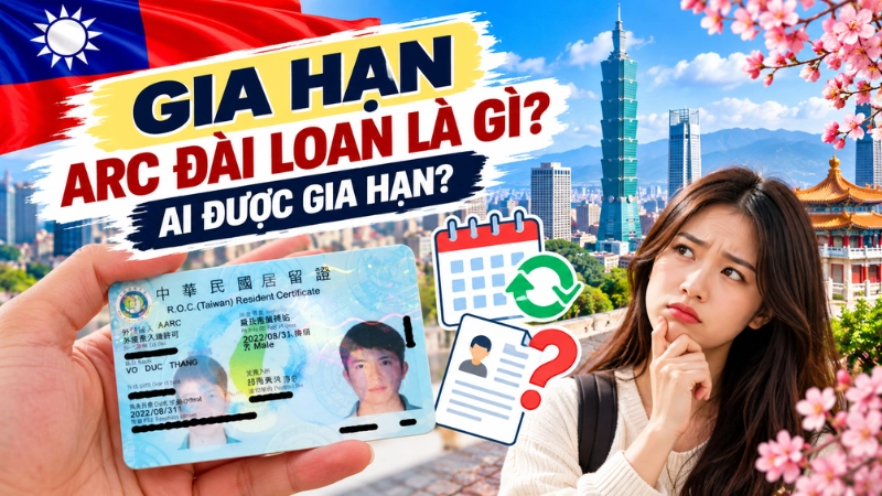 Gia hạn ARC Đài Loan là gì, ai được gia hạn