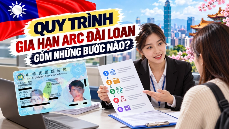 Gia hạn ARC Đài Loan mất bao lâu?