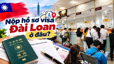 Nộp hồ sơ visa Đài Loan ở đâu