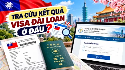 Tra cứu kết quả visa Đài Loan ở đâu