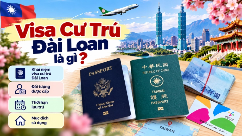 Visa cư trú Đài Loan là gì?