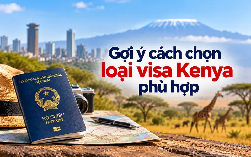 Gợi ý lựa chọn loại visa Kenya phù hợp với mục đích