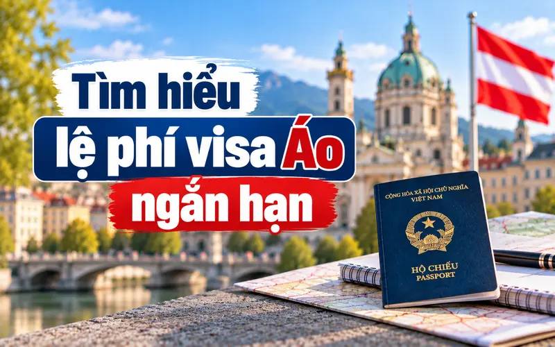 Cập nhật lệ phí xin visa Áo ngắn hạn