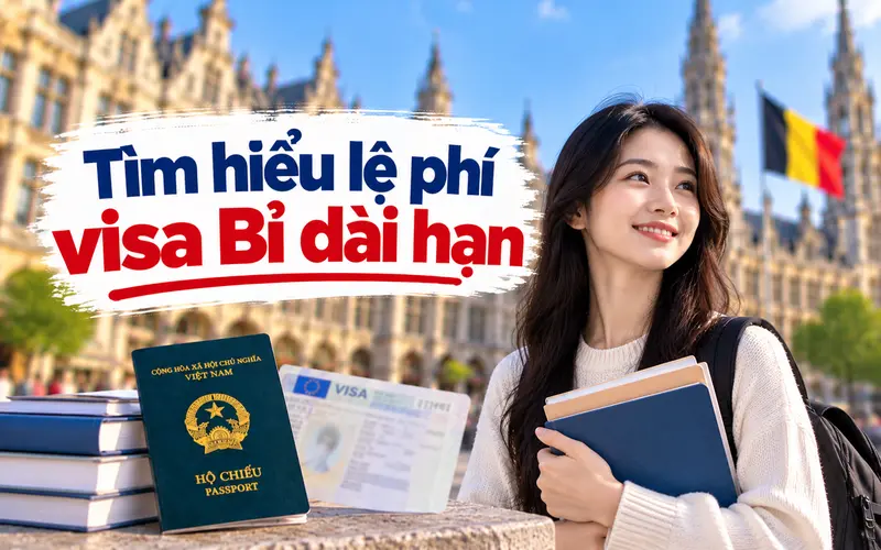 Cập nhật lệ phí xin visa Bỉ dài hạn