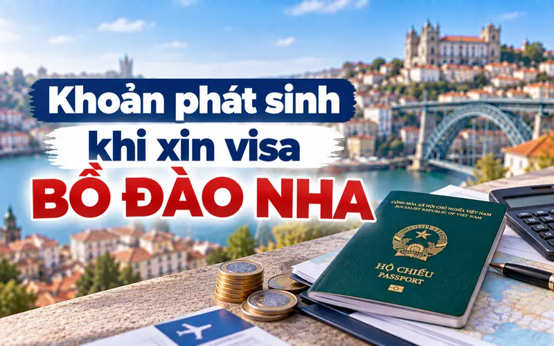 Các khoản phát sinh khi xin visa Bồ Đào Nha