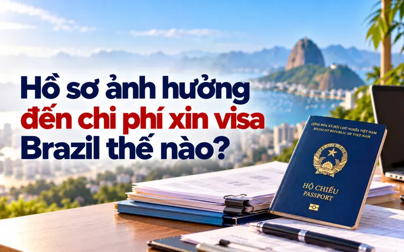 Tìm hiểu hồ sơ ảnh hưởng thế nào đến chi phí xin visa Brazil
