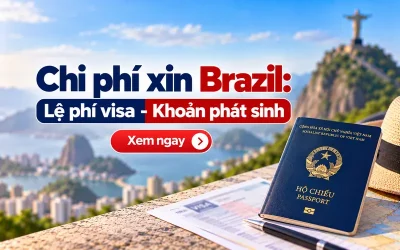Chi phí xin visa Brazil