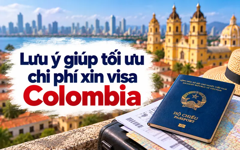 Lưu ý xin visa Colombia tối ưu chi phí