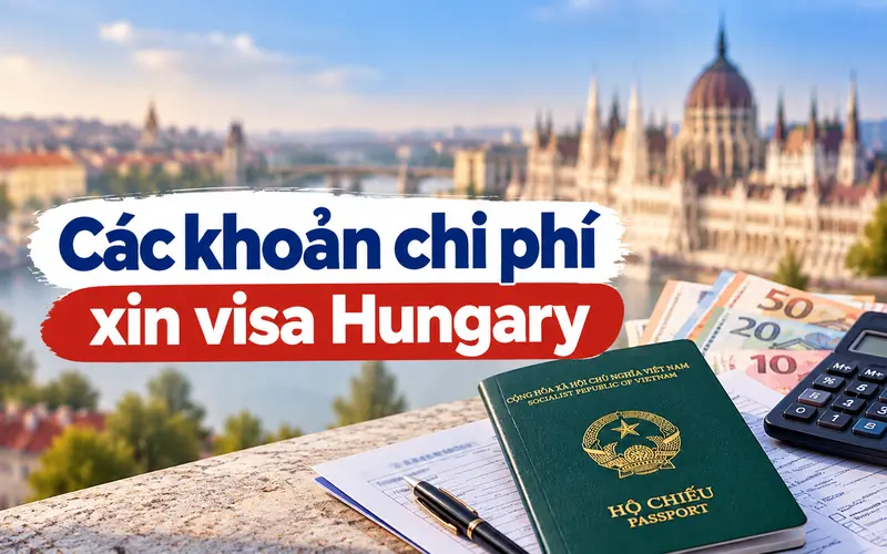 Cập nhật các khoản chi phí xin visa Hungary