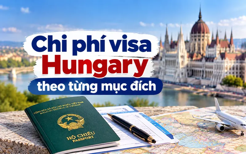 Tìm hiểu chi phí visa Hungary theo từng mục đích