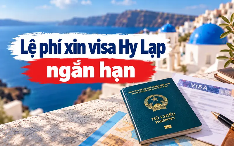 Cập nhật lệ phí visa Hy Lạp ngắn hạn