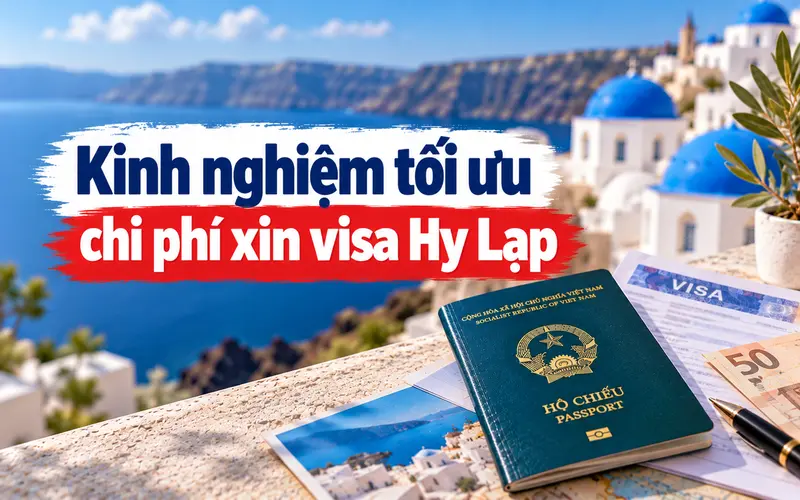 Kinh nghiệm xin visa Hy Lạp tối ưu chi phí
