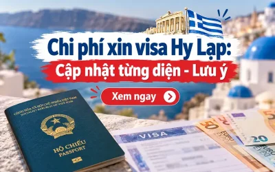 Chi phí xin visa Hy Lạp