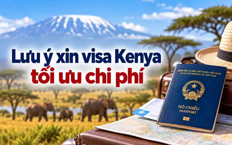 Lưu ý giúp tối ưu chi phí khi xin visa Kenya
