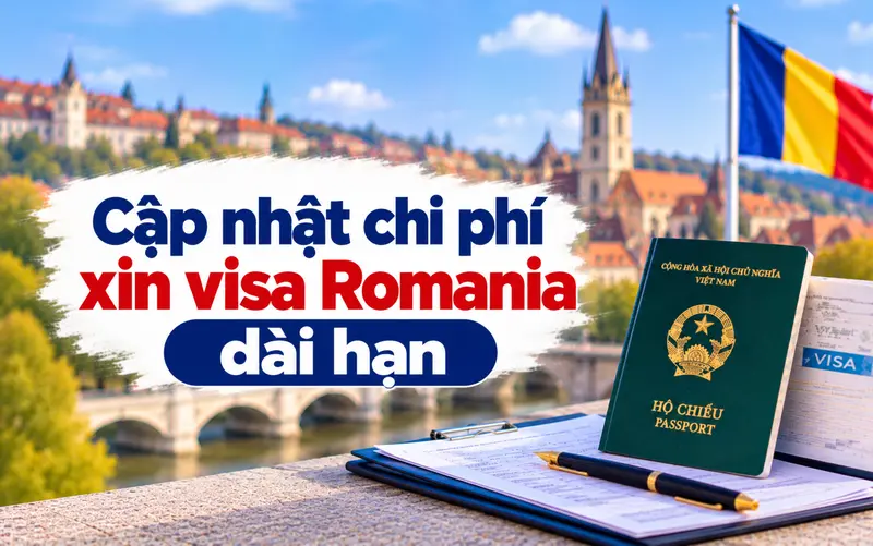 Cập nhật chi phí xin visa Romania dài hạn