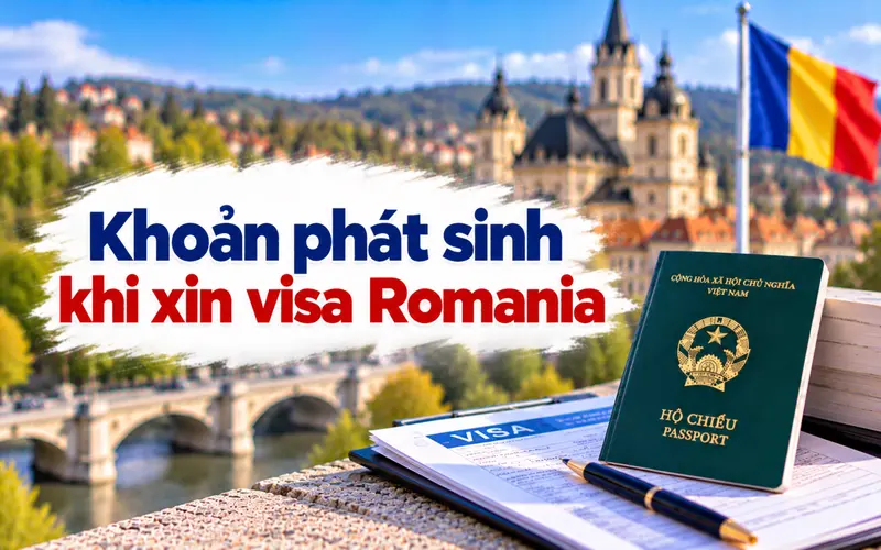 Các khoản phí phát sinh khi xin visa Romania