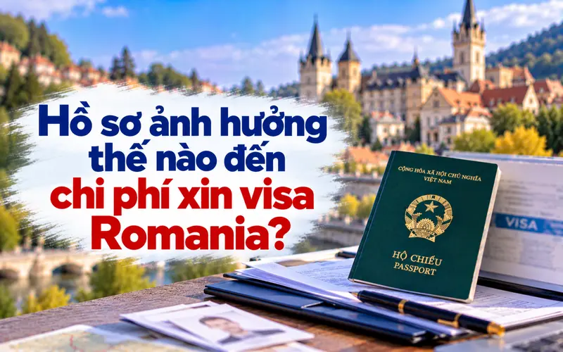 Tìm hiểu hồ sơ có ảnh hưởng đến chi phí xin visa Romania không