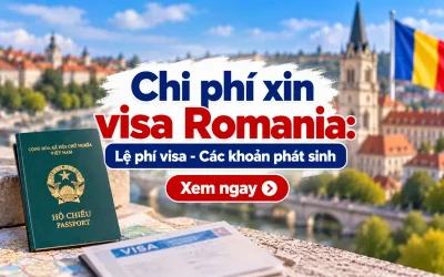 Chi phí xin visa Romania
