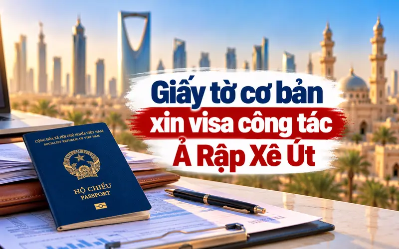 Giấy tờ cần chuẩn bị khi xin visa công tác Ả Rập Xê Út